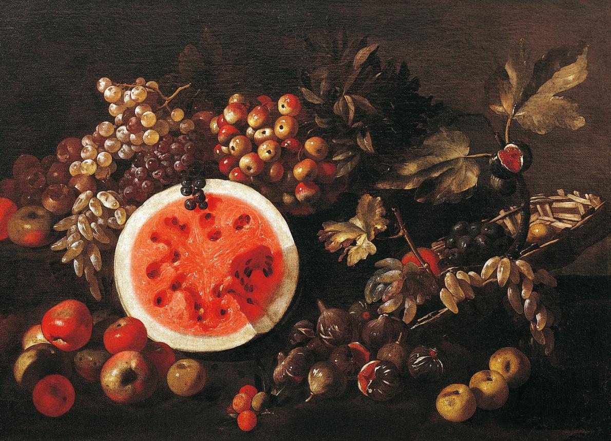 Giuseppe Recco's Still Life With Fruit (1634-1695)